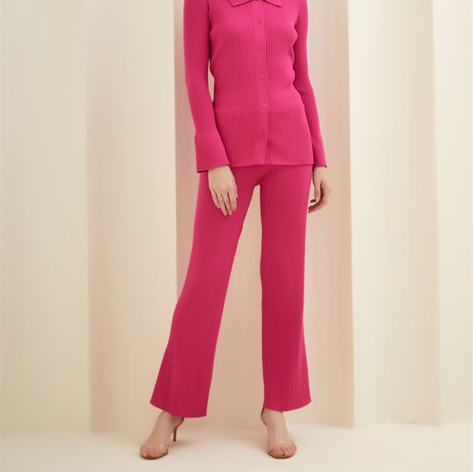 Pullover mit Knopfleiste und weite Hose WIENNA