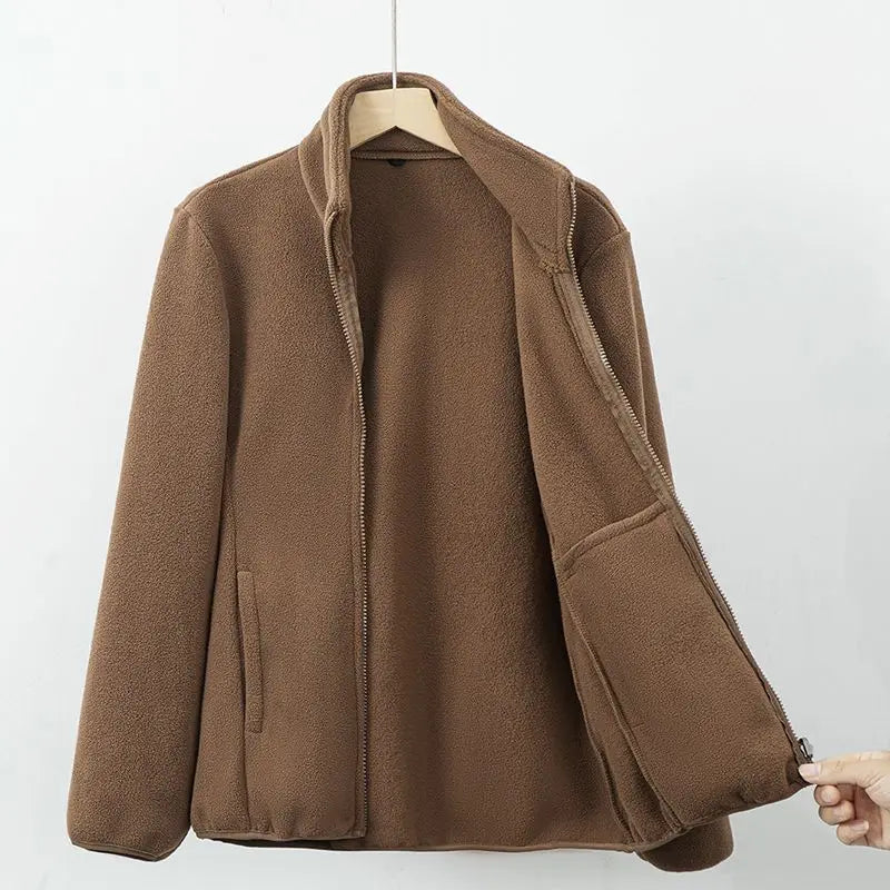 Nora | Weiche Fleecejacke mit Reißverschluss