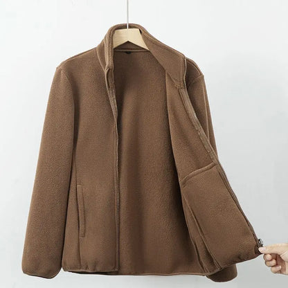 Nora | Weiche Fleecejacke mit Reißverschluss