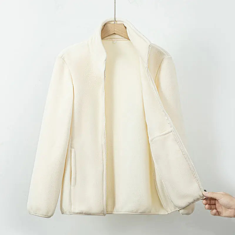 Nora | Weiche Fleecejacke mit Reißverschluss