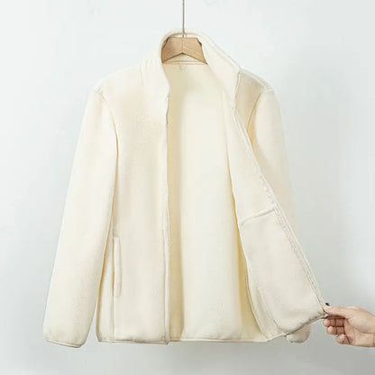 Nora | Weiche Fleecejacke mit Reißverschluss