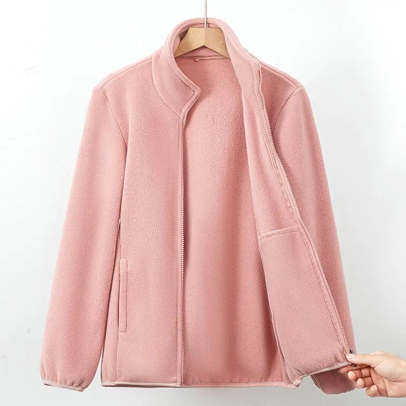 Nora | Weiche Fleecejacke mit Reißverschluss