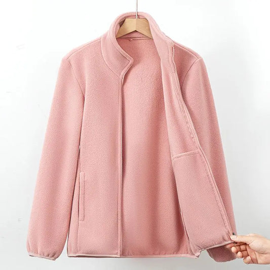 Nora | Weiche Fleecejacke mit Reißverschluss